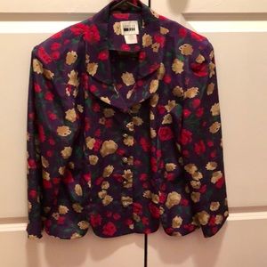 LeslieFay top size 14 scalloped edge